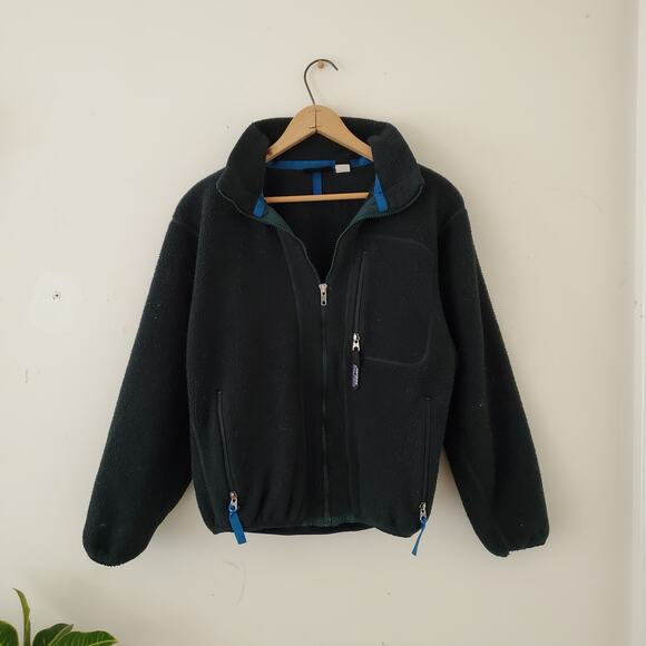 Vintage Patagonia Synchilla Green Fleece Jacket - Picture 5 of 8